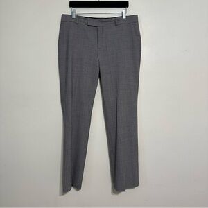Banana Republic Wool Plaid Martin Fit Ankle Pant Lined Trouser Size 12
